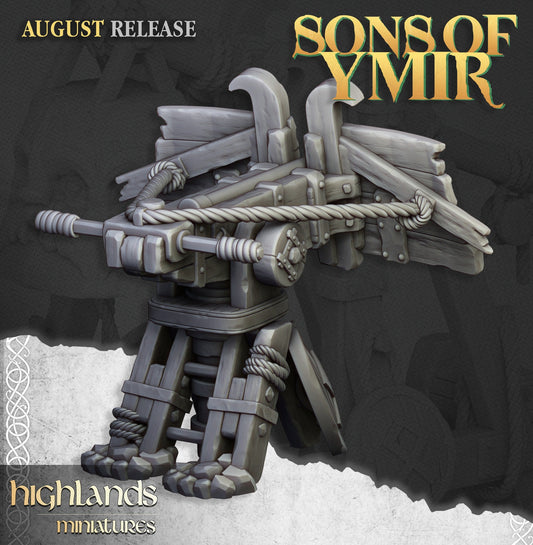 Dwarf Siege Engines | Sons of Ymir | Highland Miniatures