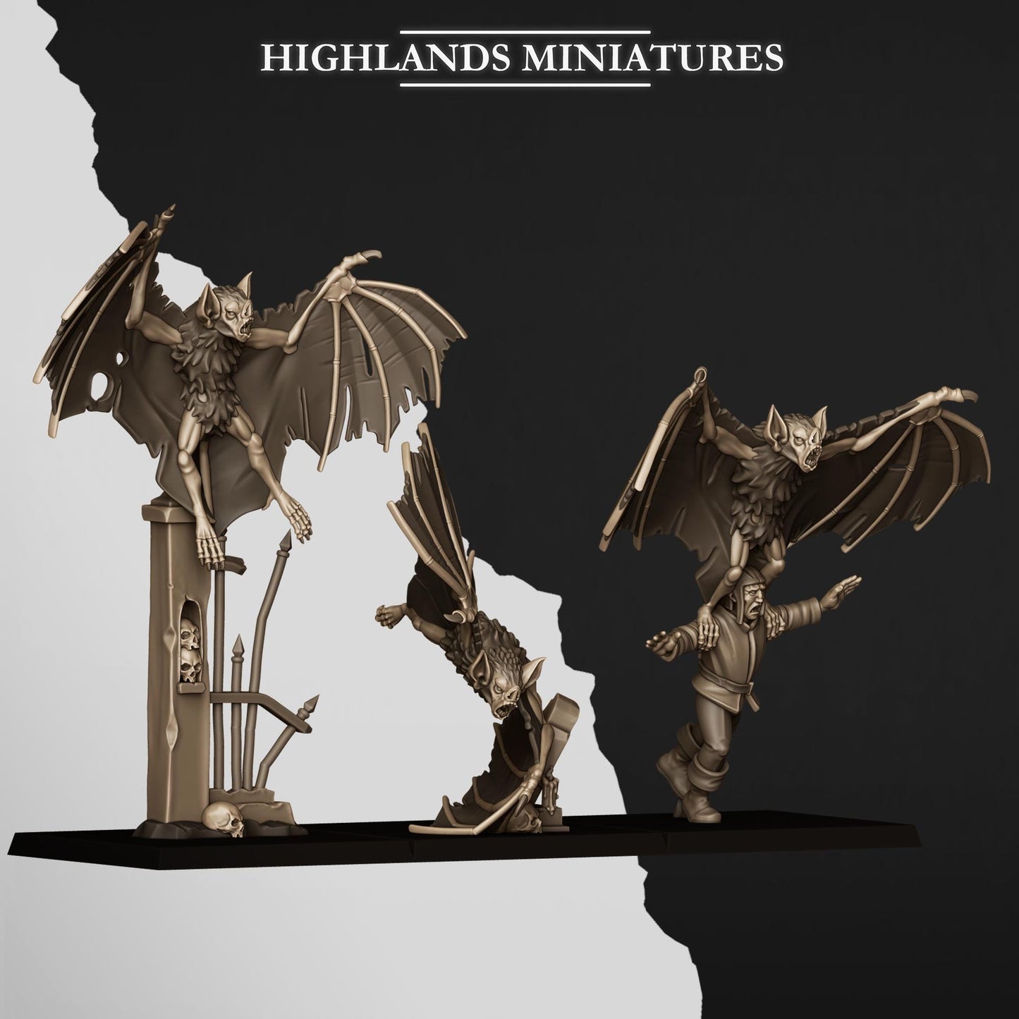 Transilvanya Giant Bats | Transilvanya Army Collection | Highland Miniatures