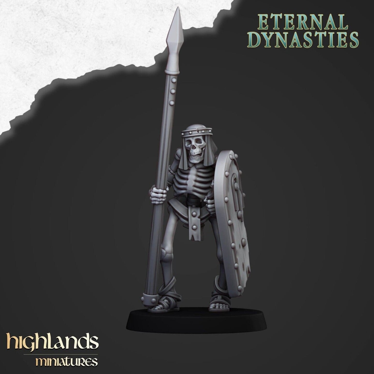 Eternal Dynasties Skeleton Warriors with Spears