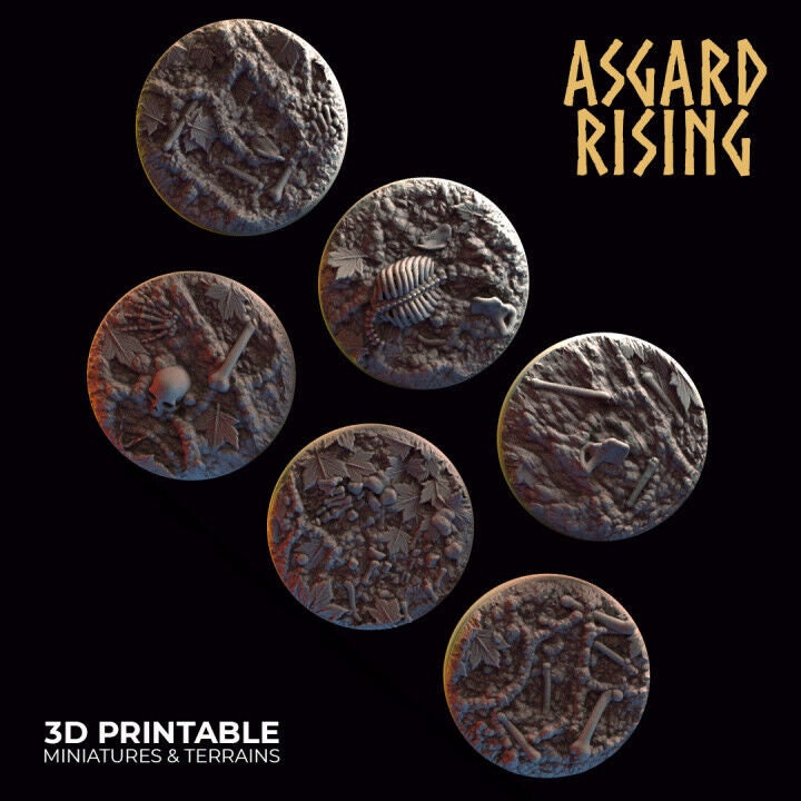 Ritual Death Grounds Scenic Bases for Fantasy Wargaming