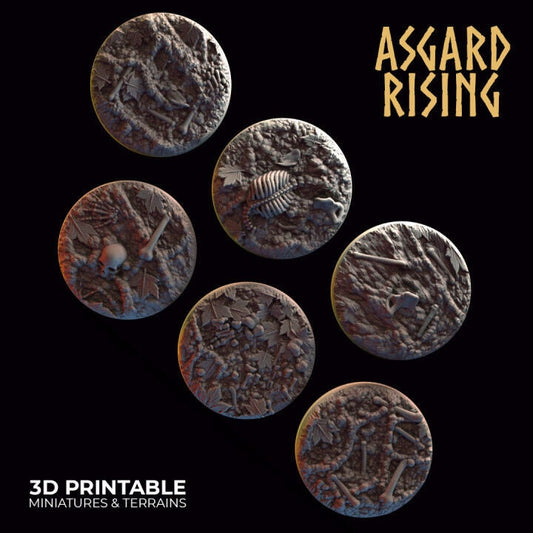 Ritual Death Grounds Scenic Bases for Fantasy Wargaming