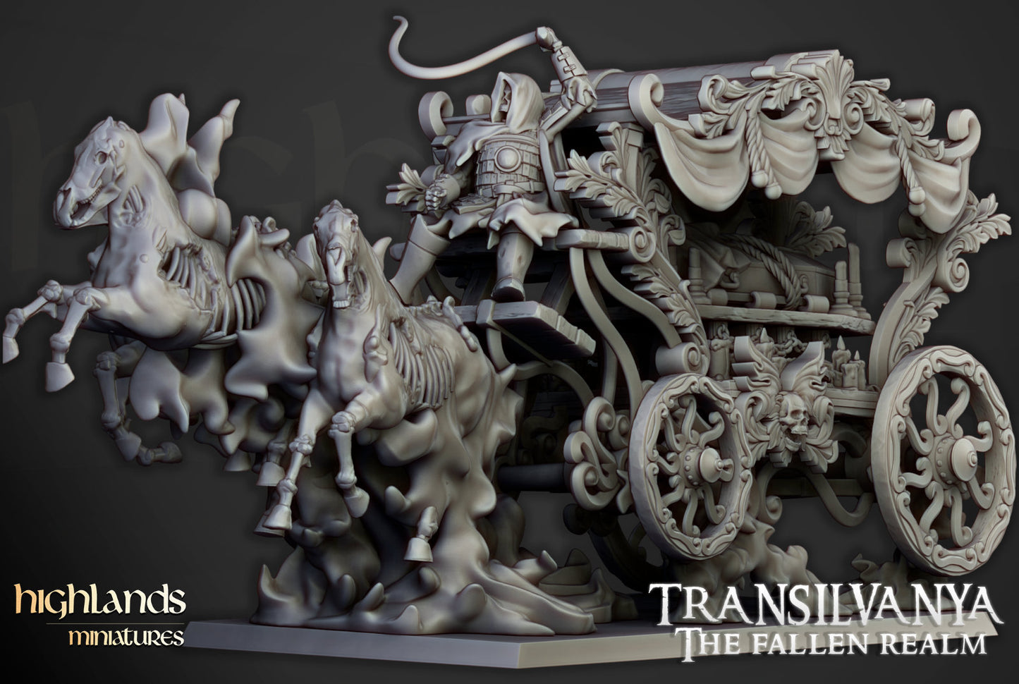 Transilvanya Spectral Coach | Transilvanya Army Collection | Highland Miniatures