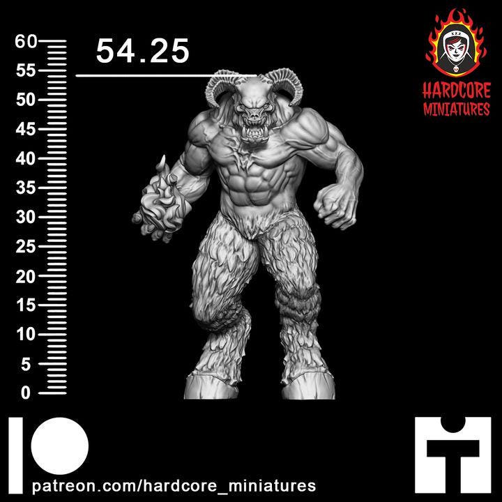 Hell Lord Space Demon | Alien Boss Creature Sci-Fi Wargaming Miniature | Hardcore Miniatures