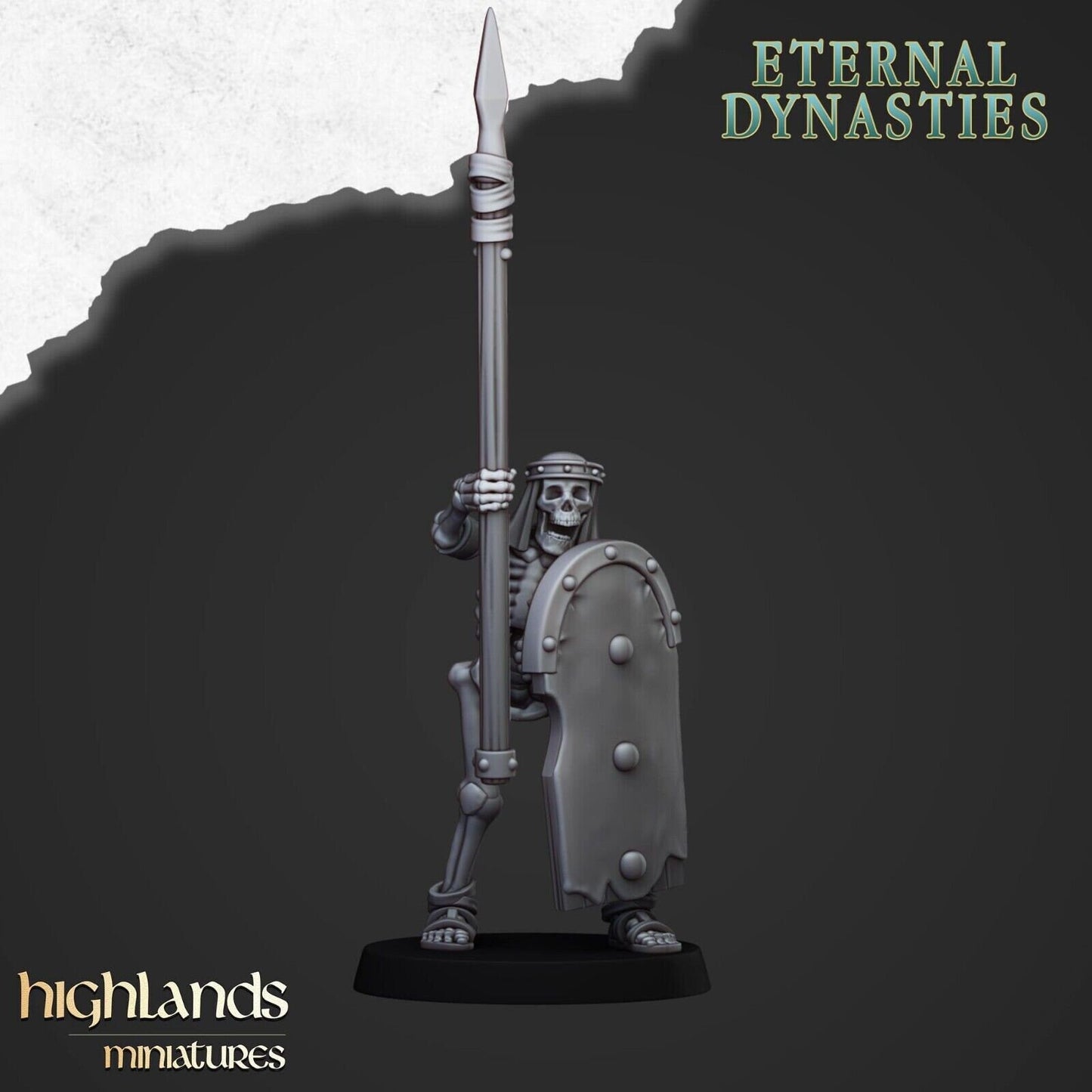 Eternal Dynasties Skeleton Warriors with Spears