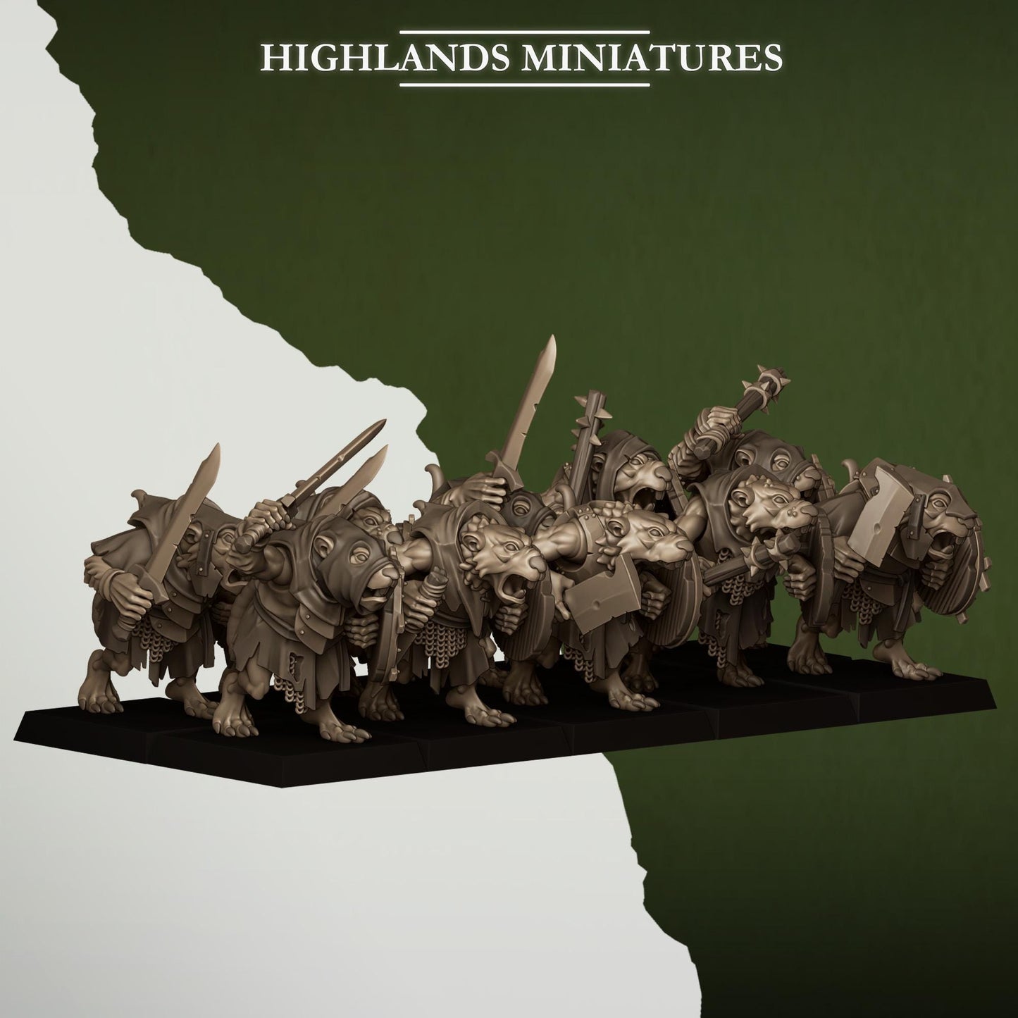Sewer Rats Regiment | Sewer Rats Army Collection | Highland Miniatures