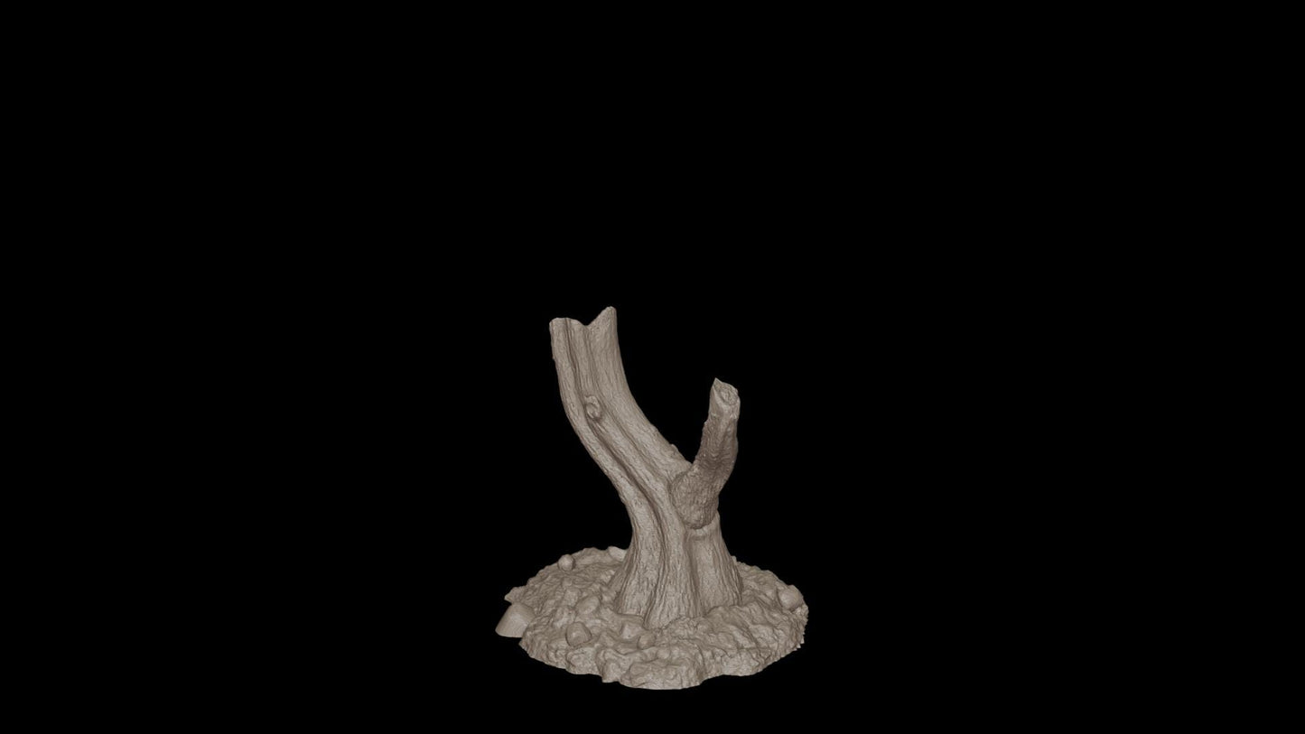 Dead Tree Stumps - Pack of 6 - Scatter Terrain for Wargaming