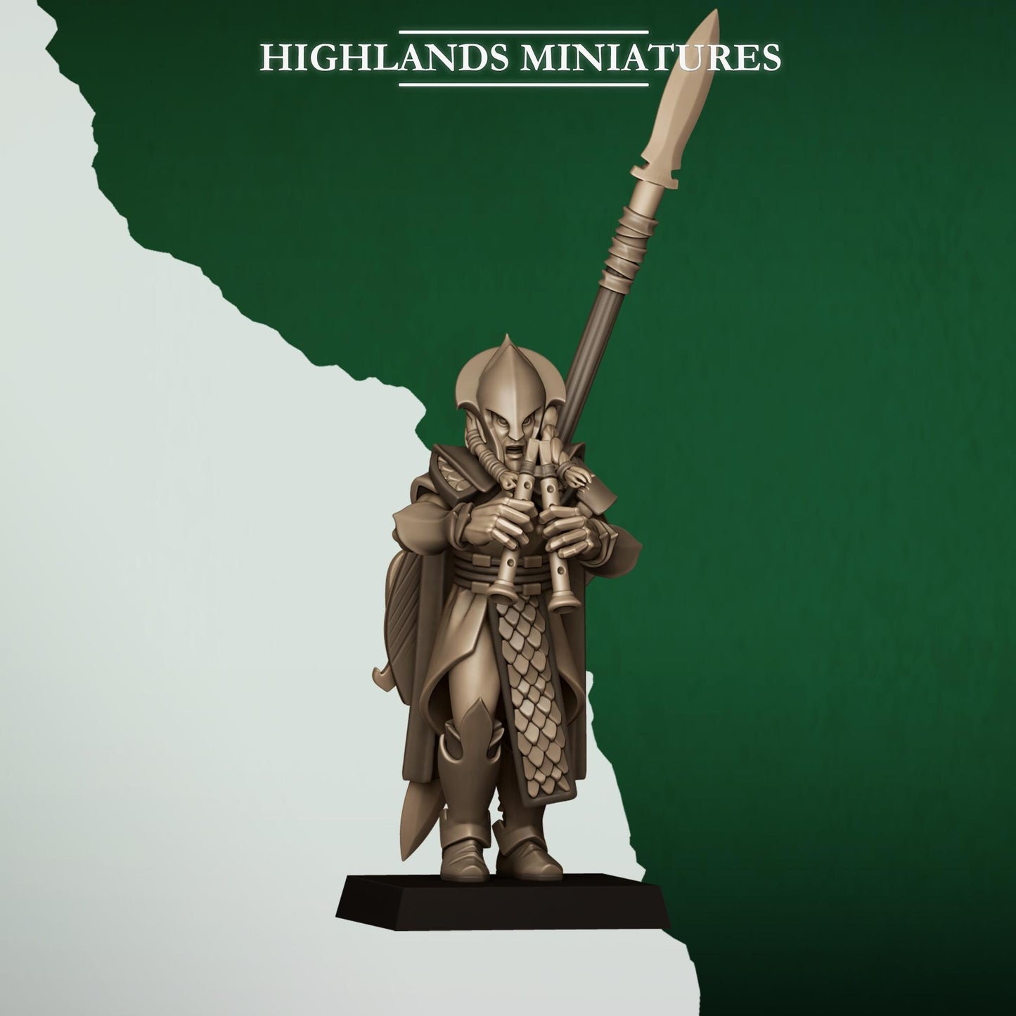 Feral Elves on foot with Spears