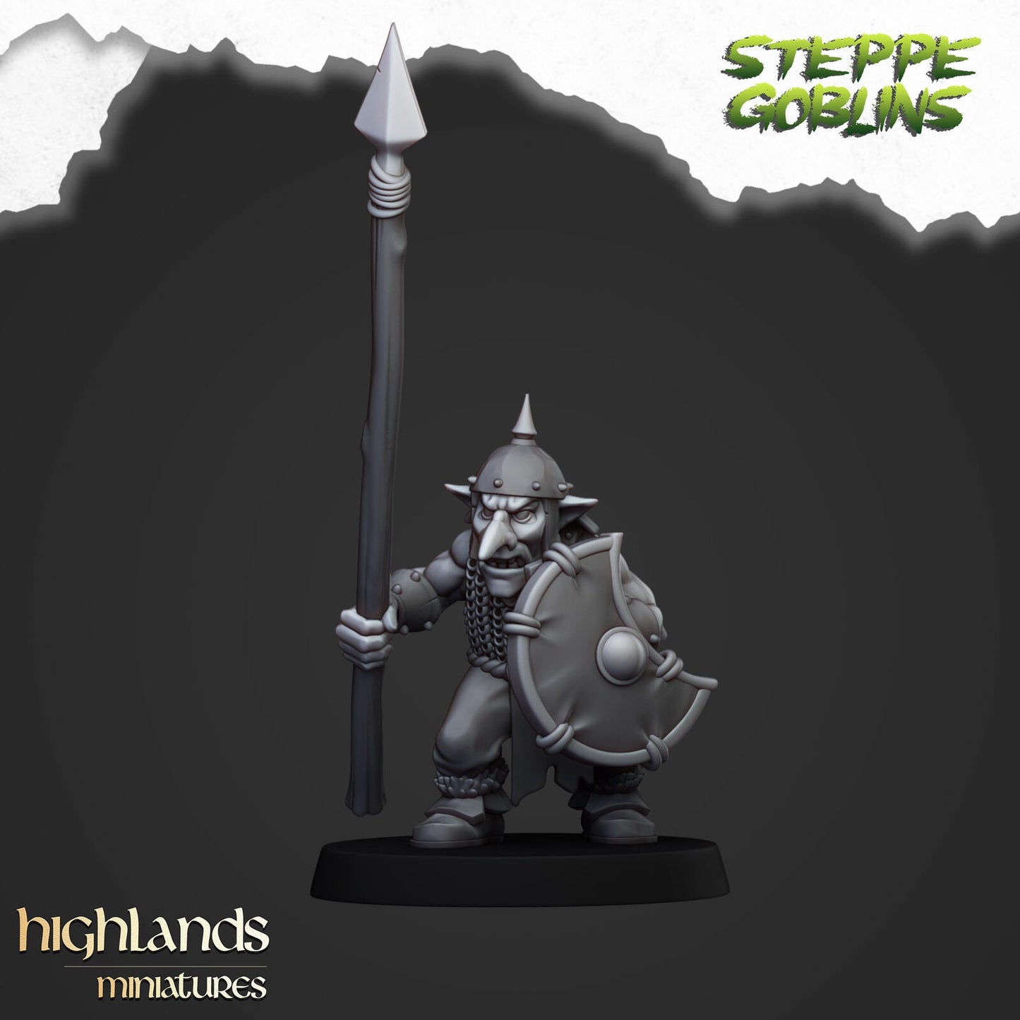 Steppe Goblin Spear Warriors – Orc & Goblin Regiment