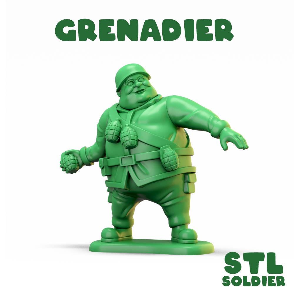 Wargaming Soldiers Easy Build Comic Alternatives FAT Army