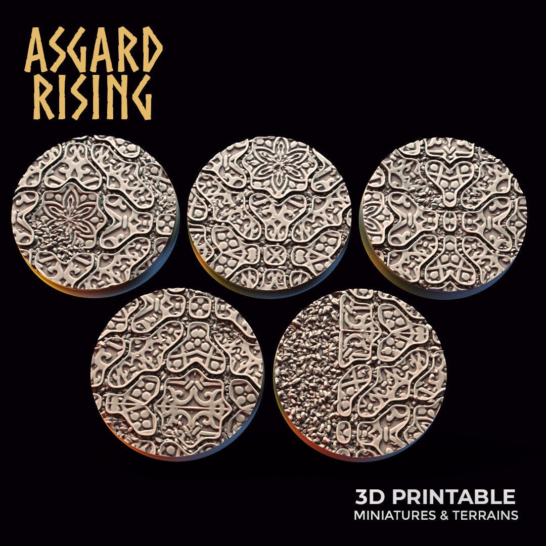 25mm Cobblestone Bases for Fantasy Wargaming