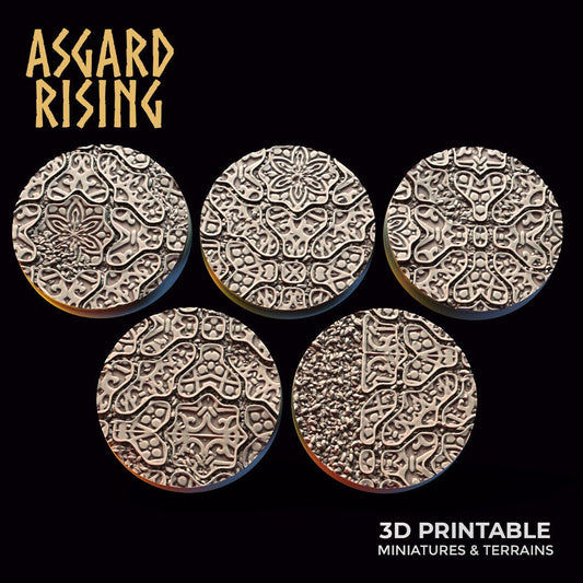25mm Cobblestone Bases for Fantasy Wargaming