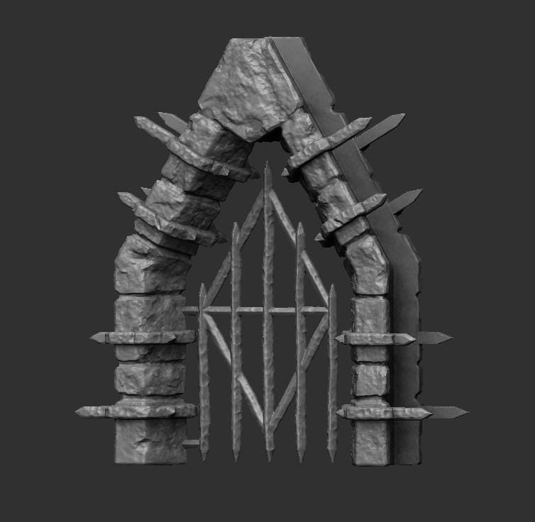 Slice & Slot Desolate Dungeons - Arches and Doors