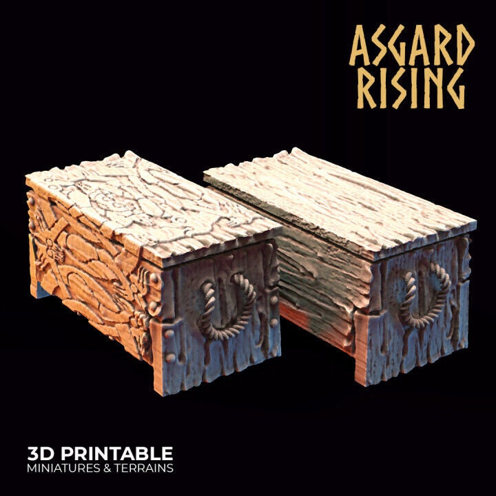 Treasure Chests / Footlockers for wargaming