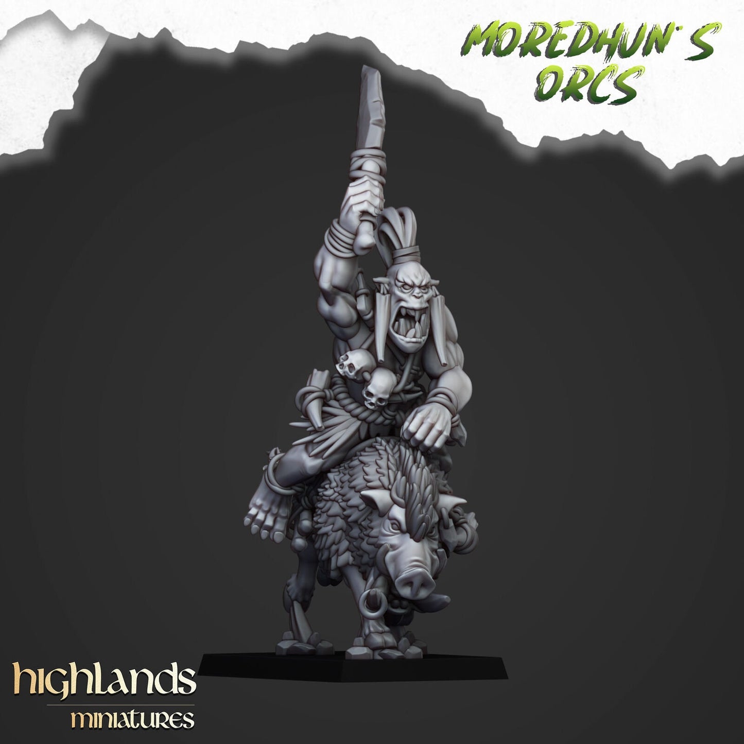 Moredhun's Cave Orc Boar Boys – Mounted Spear Cavalry