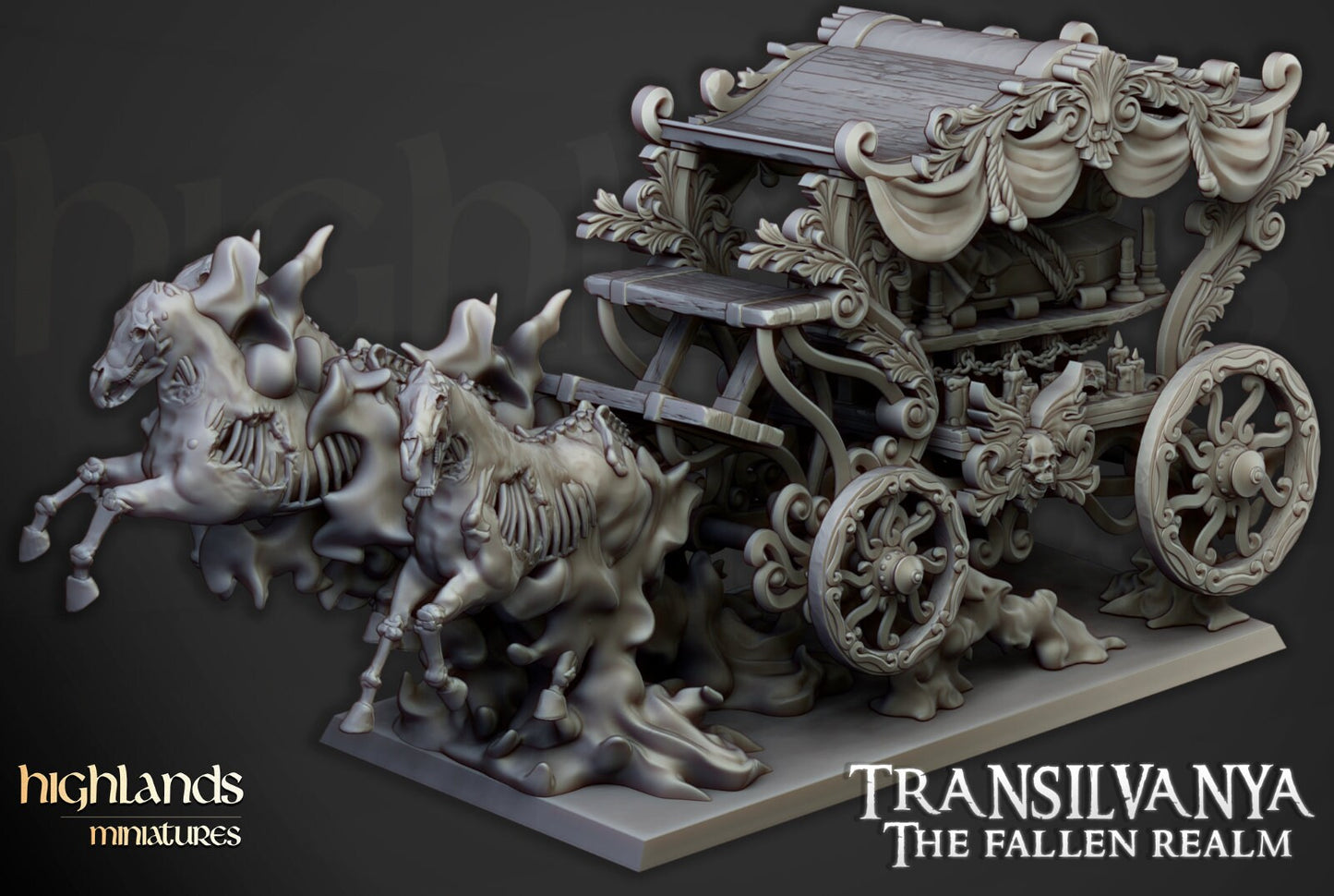 Transilvanya Spectral Coach | Transilvanya Army Collection | Highland Miniatures