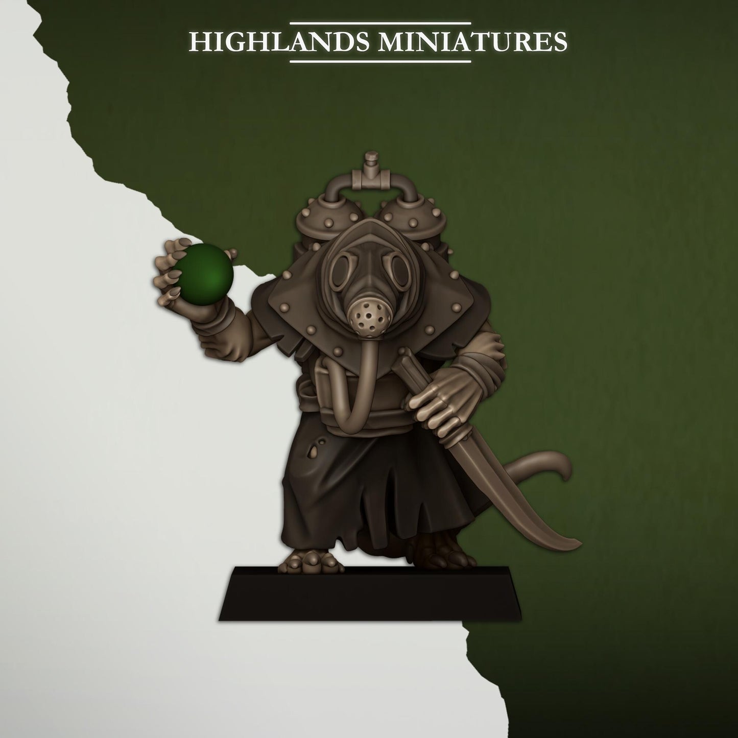 Sewer Rats Poison Porters | Sewer Rats Army Collection | Highland Miniatures