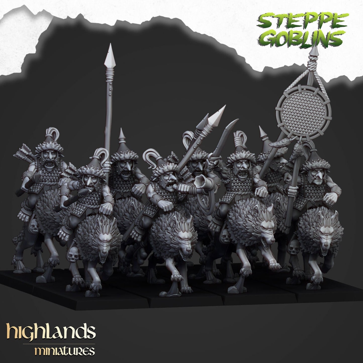 Steppe Goblin Wolf Riders – Orc & Goblin Fast Cavalry