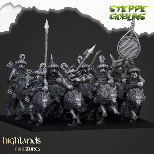 Steppe Goblin Wolf Riders – Orc & Goblin Fast Cavalry