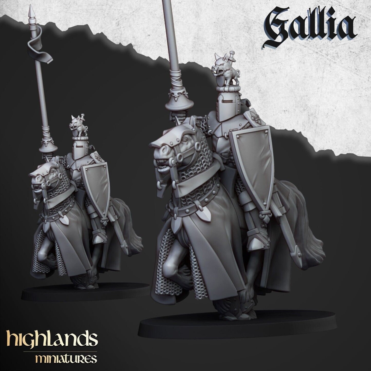Knights of Gallia | Gallia Army Collection | Highland Miniatures