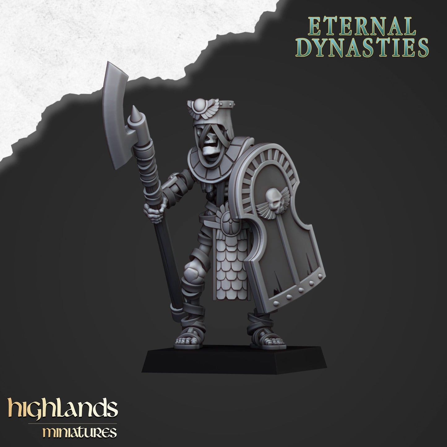 Eternal Dynasties Ancient Guard Warriors with Halberds