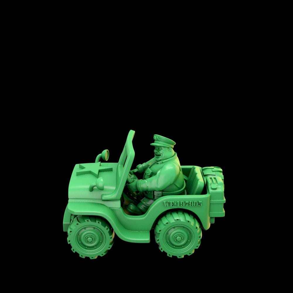 Wargaming Soldiers Easy Build Comic Alternatives FAT Army - Vehicles