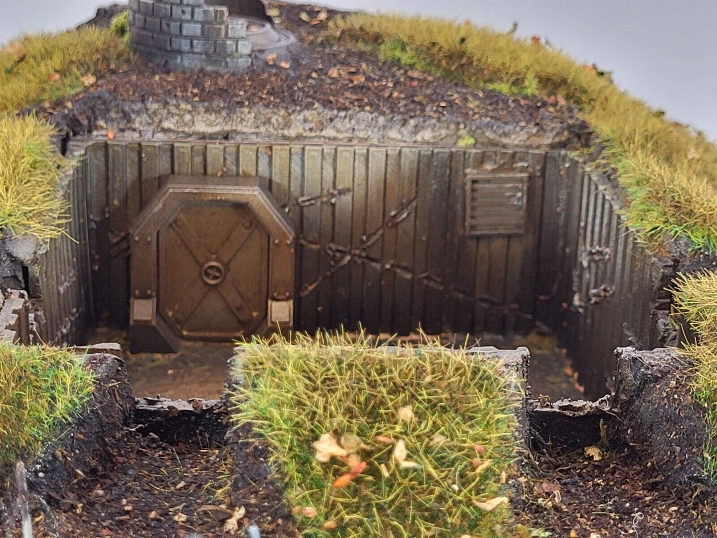 Hills with Fortifications for Modern & Sci-fi Wargaming