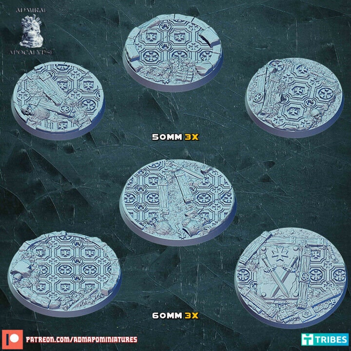 Crusader Scenic Bases | Holy War Fantasy Wargaming Bases | Admiral Apocalypse