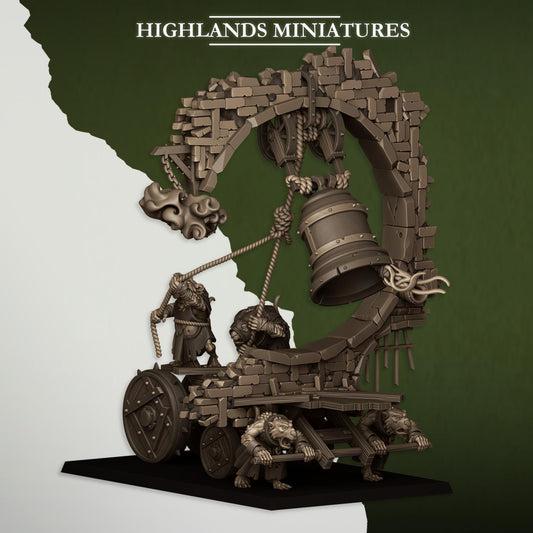 Sewer Rats Moving Bell & Censer | Sewer Rats Army Collection | Highland Miniatures