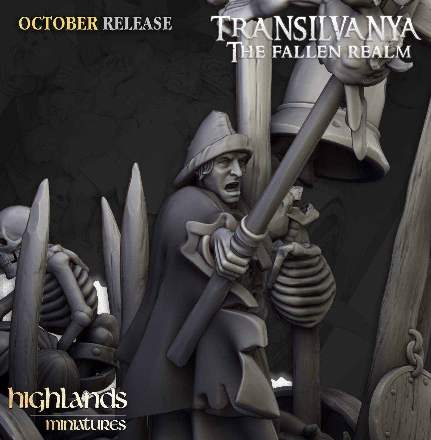 Transilvanya Corpse Cart | Transilvanya Army Collection | Highland Miniatures
