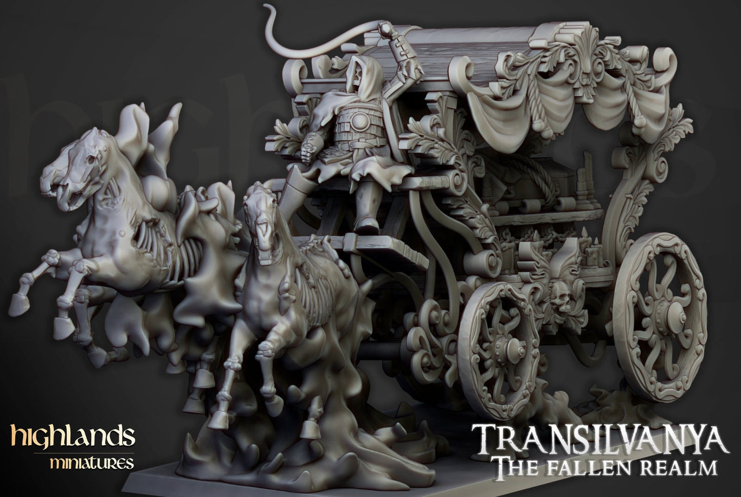 Transilvanya Spectral Coach | Transilvanya Army Collection | Highland Miniatures