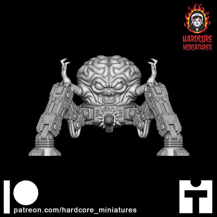 Arachno Brain Demon | Alien Horror Sci-Fi Wargaming Miniature | Hardcore Miniatures