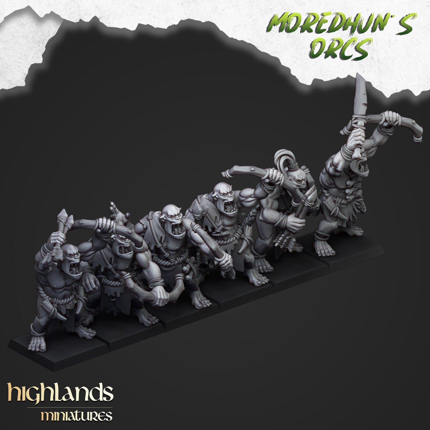 Moredhun's Cave Orc Archers – Orc & Goblin Ranged Infantry