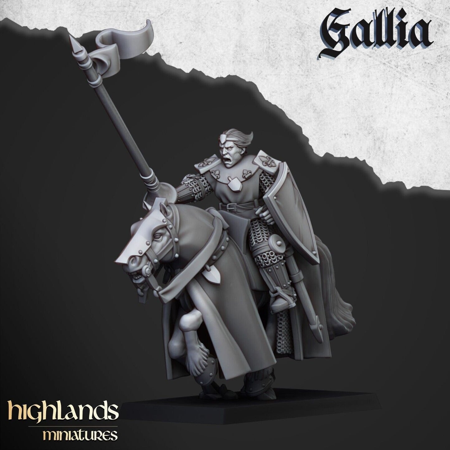 Young Knights of Gallia | Gallia Army Collection | Highland Miniatures