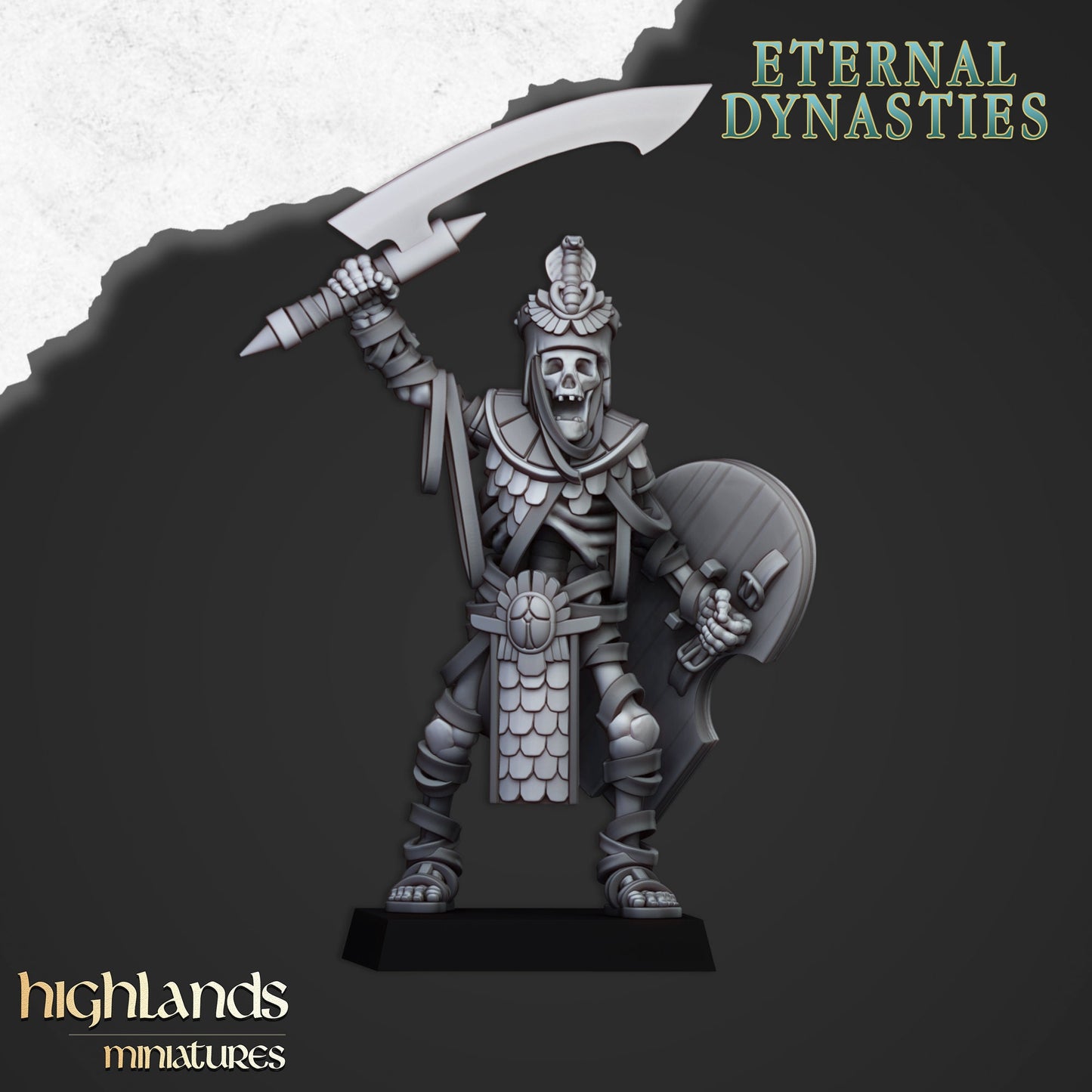 Eternal Dynasties Ancient Guard Warriors with Halberds