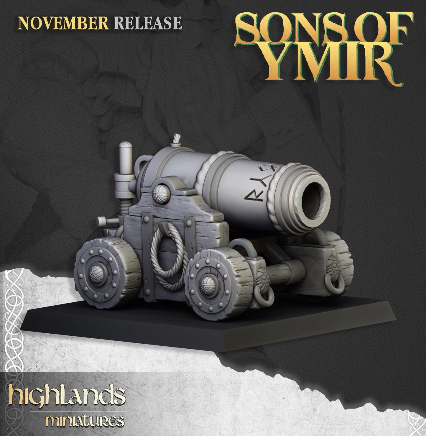 Dwarf Artillery Set | Sons of Ymir | Highland Miniatures