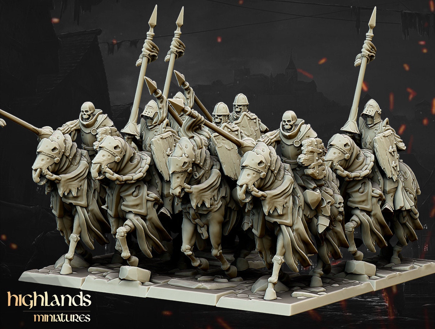 Transilvanya Dark Knights | Transilvanya Army Collection | Highland Miniatures
