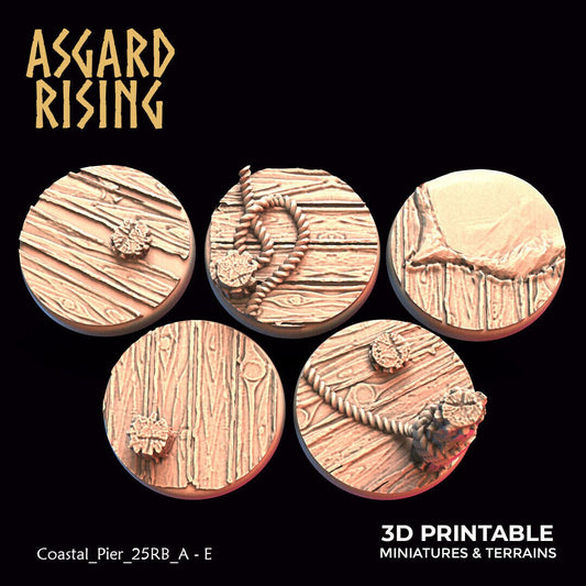 Harbour Themed Scenic Bases for Fantasy Wargaming